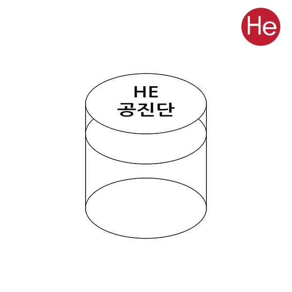 상호인쇄 전체 투명 청병(대) 500개 / 공진단청병 플라스틱 알약 환약용기 한의원 인쇄